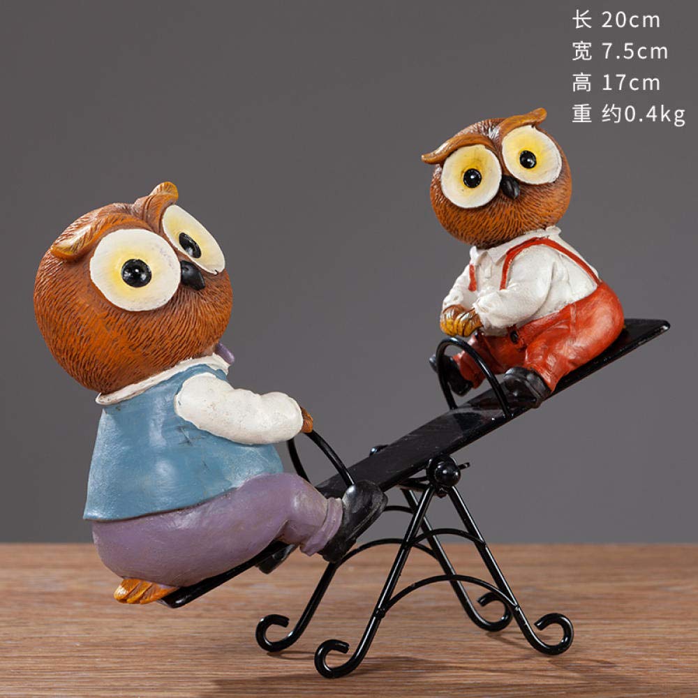 American retro animal ornaments creative home living room bedroom soft decoration wine cabinet TV cabinet display crafts-P91142