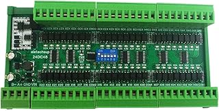 eletechsup 48CH DI NPN Digital Switch PLC IO Expansion Board 3000VDC Optical Isolation Input RS485 Modbus RTU Module (48CH NPN with Shell, 1)