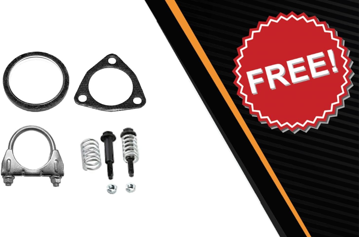 Exhaust Resonator Pipe Compatible with Honda CR-V 2012-2014 2.4L | Stainless Steel | Northeastern Exhaust | Includes Gaskets, Clamp and Bolt Kit | Direct-Fit Replacement