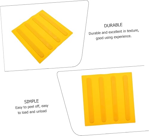 Miniatura 9 de Toyvian Azulejos de pavimento redondos de ladrillo ciego, 5 uds. Azulejos ciegos autoadhesivos, azulejos de jardín, ladrillos de pavimentación,