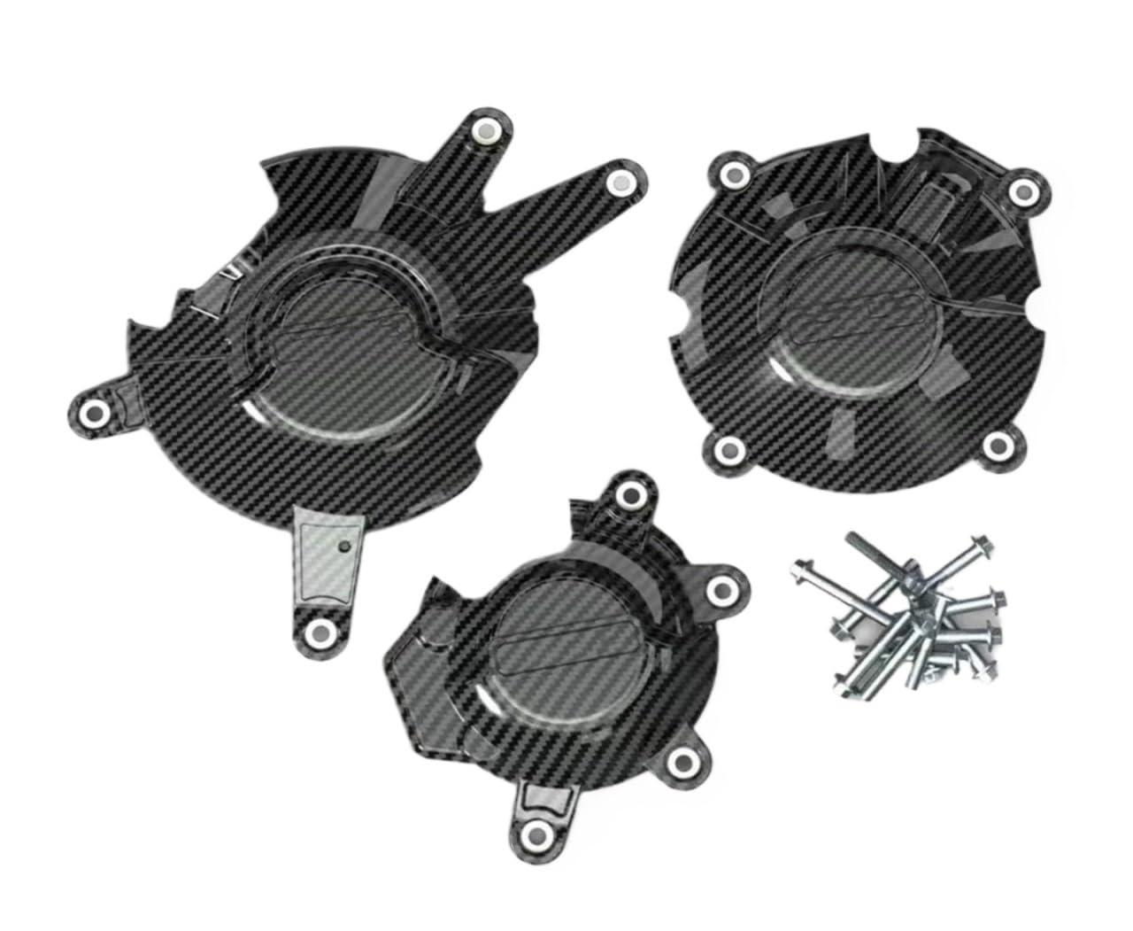 Piastra paramotore protezione motore for Honda CB650R CBR650R CB650 CB650F CBR650F 2014-2023, piastra protettiva for set copertura motore(Carbon fiber appeara 21-24)