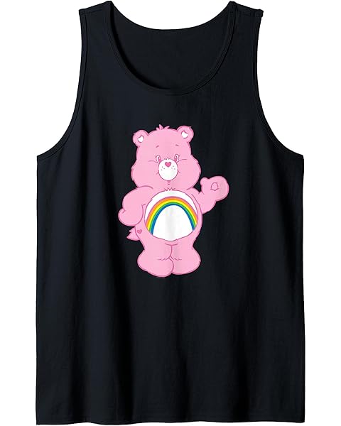 Care Bears Cheer Bear Cute Retro Cartoon Tank Top