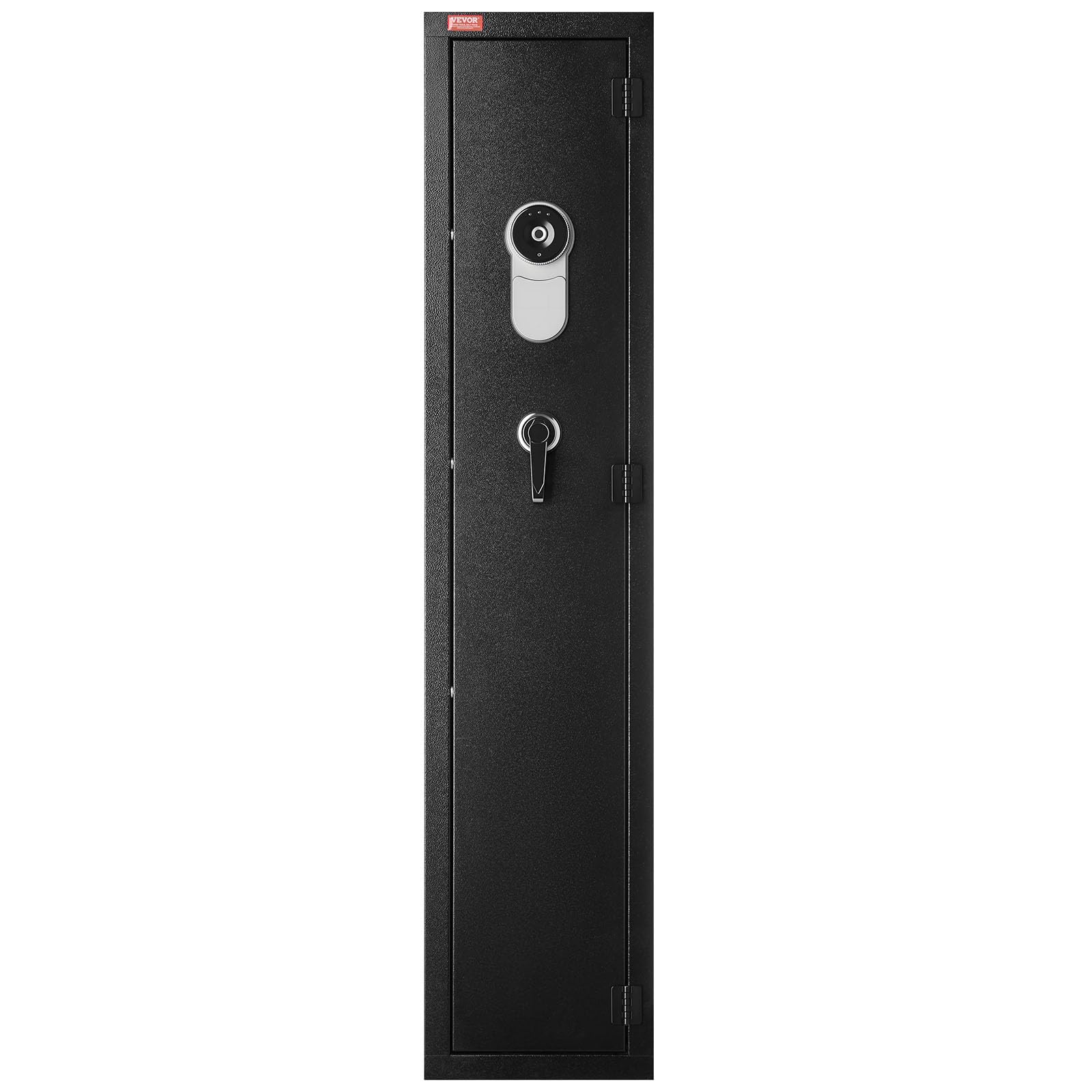VEVOR Cassaforte per Armi Fuciliera 300 x 280 x 1396 mm, Armadio Ignifugo per Fucili in Acciaio Laminato a Freddo per Impieghi Gravosi con Tastiera Digitale e Chiave, Grande Armadio per Armi Lunghe