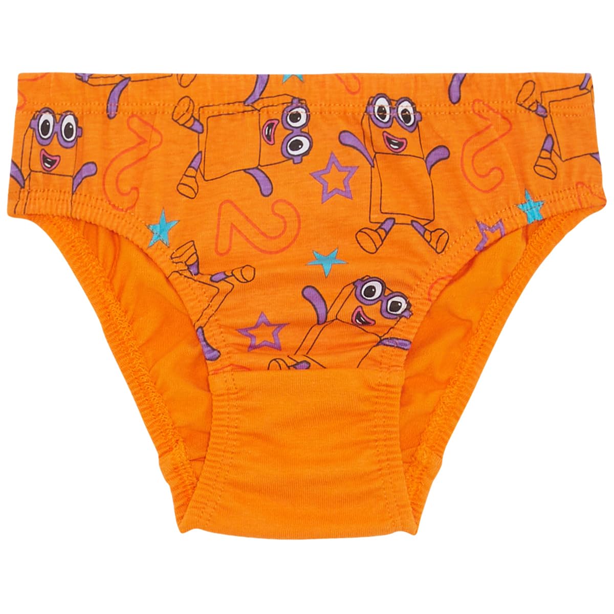 Numberblocks Confezione da cinque slip in 100% cotone