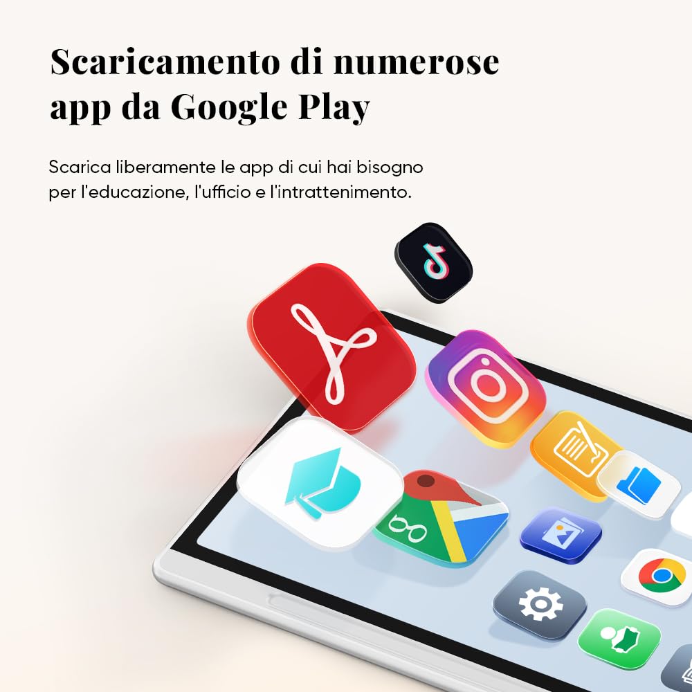 XP-Pen XPPen Magic Note Pad, paper tablet a colori da 10,95 pollici, penna 16384 livelli, tre modalità di colore, risoluzione 1200 x 1920, capacità batteria 8000 mAh, sistema operativo Android