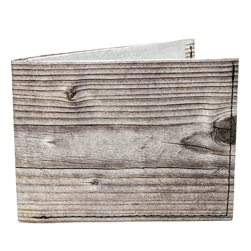 Stitched Dynomighty Tyvek Billfold - Wood Grain Tyvek Billfold (Stitched)3