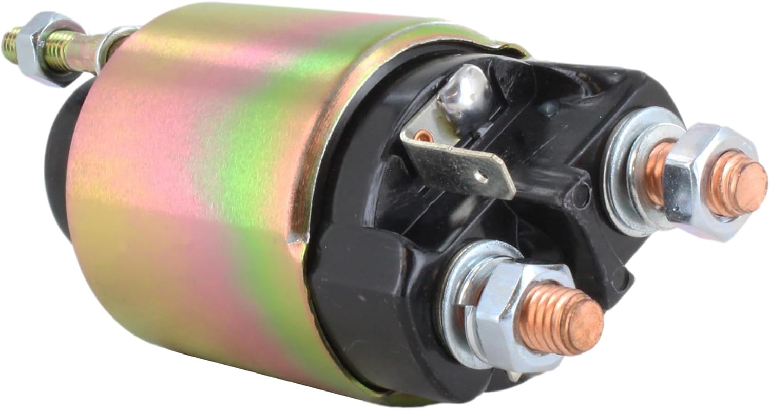 Starter Solenoid 12 Volt, 3 Terminal, Intermittent Duty Compatible with/Replacement for John Deere 1420 Yanmar Diesel, F510 Kawasaki 14HP, F620 Kohler 20HP, F525 Kawasaki 17HP, F680 Kohler 20HP Mowers