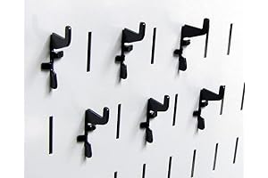 Utility Pegboard Standard Slotted Hook Pack for Wall Control Pegboard or Slotted Tool Board