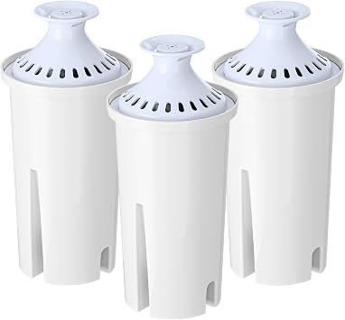 Waterdrop Alkaline Water Filter Replacement for Brita Filters, 3 Pack