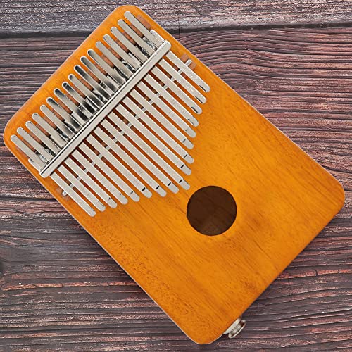 Piano à Pouce, EQ Kalimba en Acajou Robuste intégré avec Sac de Transport pour la Performance(Jaune) - Les Beatles, Paul McCartney, John Lennon, RIngo Starr, George Harrison Piano à Pouce, EQ Kalimba en Acajou Robuste intégré avec Sac de Transport pour la Performance(Jaune) – Image 3
