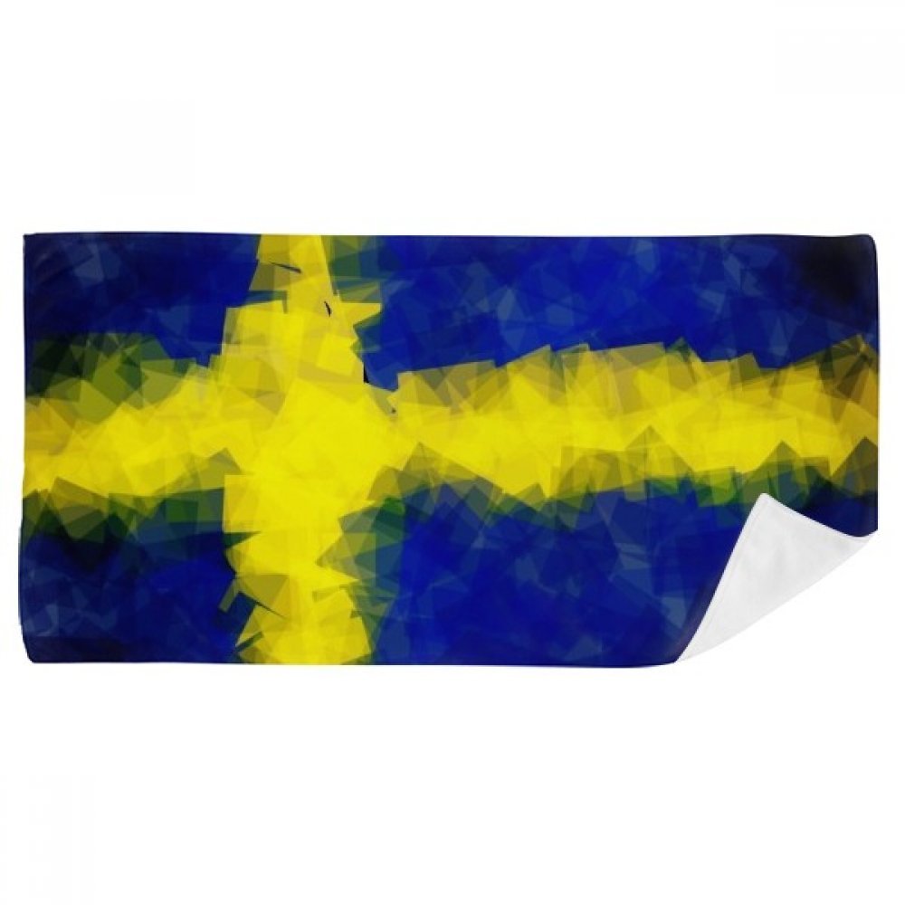 Gant de toilette doux serviette de bain suédoise absorbante 35x70