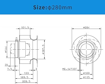 R.H RHF55 8973628390 Turbocharger FITS HITACHI ZAXIS200-3 ZAX210-3