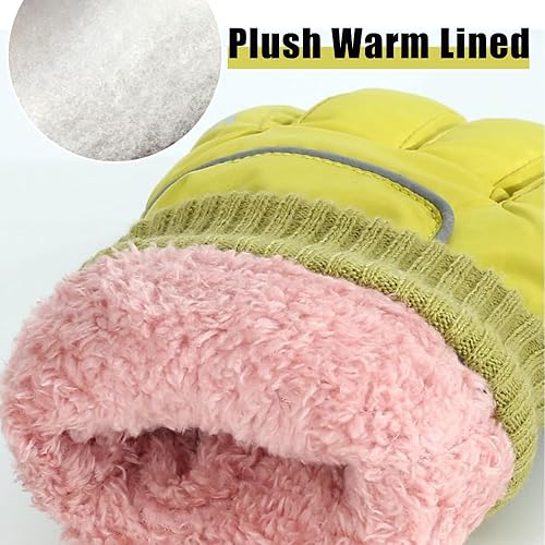 Miniatura 7 de ALTALIVA Guantes de nieve cálidos de invierno, térmicos, impermeables, resistentes al viento, pantalla táctil, esquí, snowboard, hombres y mujeres,