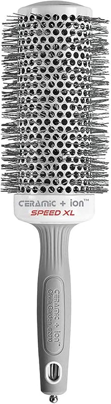 Ceramic + Ion Speed XL - Cepillo térmico redondo extralargo - No eléctrico - Cepillo profesional Blowout para cabello normal a grueso