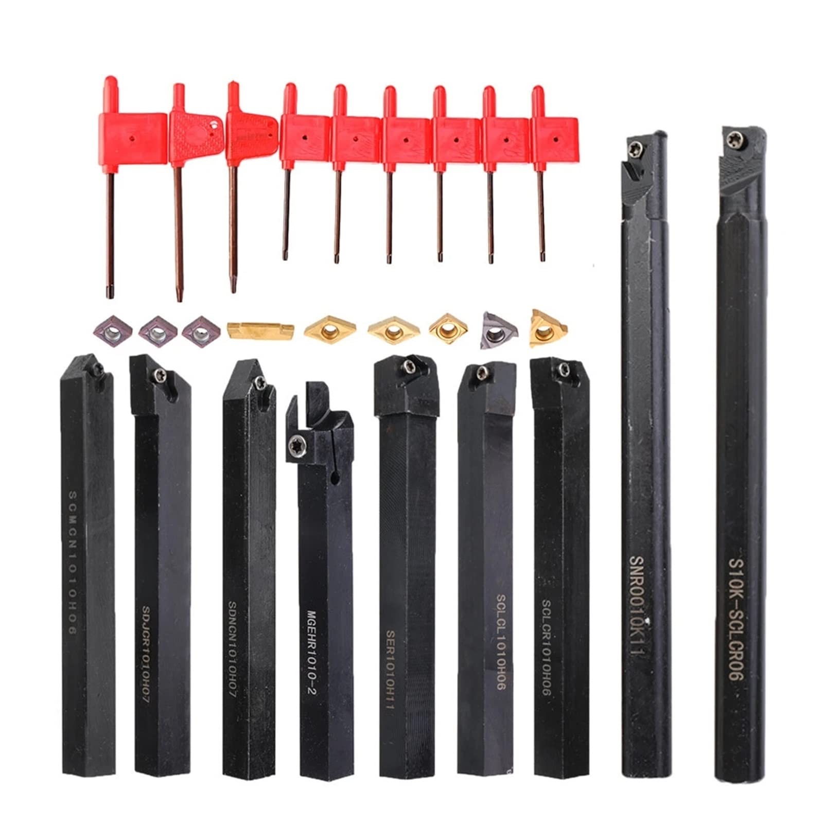 Attrezzi Meccanici Di Precisione Set 9 Barre Di Alesatura In Carburo 1/2" Per Tornio - Gamma Fori Da 5/16" A 9/16" | Qualità Professionale Barre Di Alesatura Carburo - Foto 7