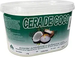 Cera de Coco Para Velas Solven Original 100% Vegetal Branca Pura 1kg