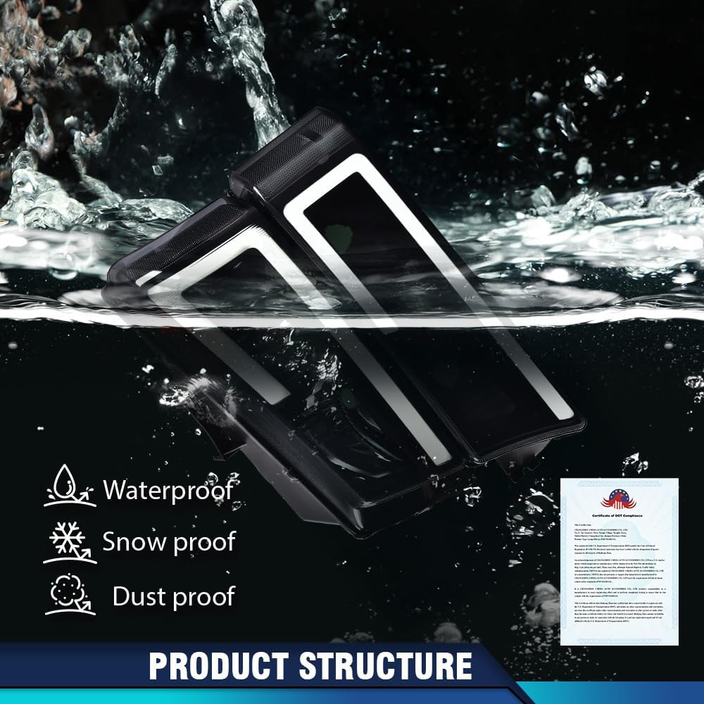 PIT66 LED Headlight Assembly Compatible with Chevy Silverado 1500 2500 3500 HD Model 2003-2006 Fit Avalanche 1500 2500 Fit No Cladding only Smoky Lens Black Housing Clear Reflector Headlamps Lights