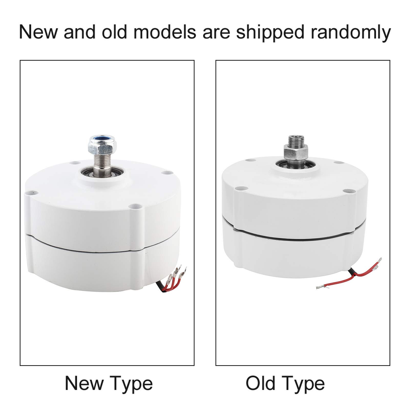 400W Permanentmagnet-Generator Windrad 550r/min 3phasig Wechselstrom Aluminiumlegierung Elektromotor für Industriebedarf (Mit Gleichrichter 12V)