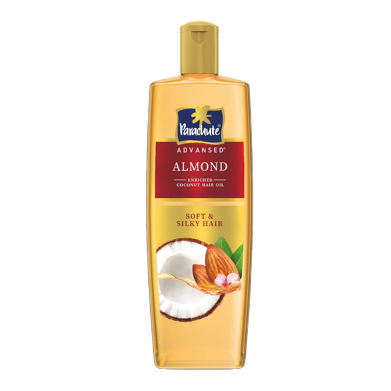 Parachute Advansed Almond enriched Coconut Hair Oil with Vitamin E, 200ml|Nourishes & Softens Hair | Helps Control Hair Fall| Helps Promotes Hair Growth | Up to 2x Softer Hair|Non-Sticky Formula| Dermatologically-Tested Hair Oil | For Men & Women-image-46