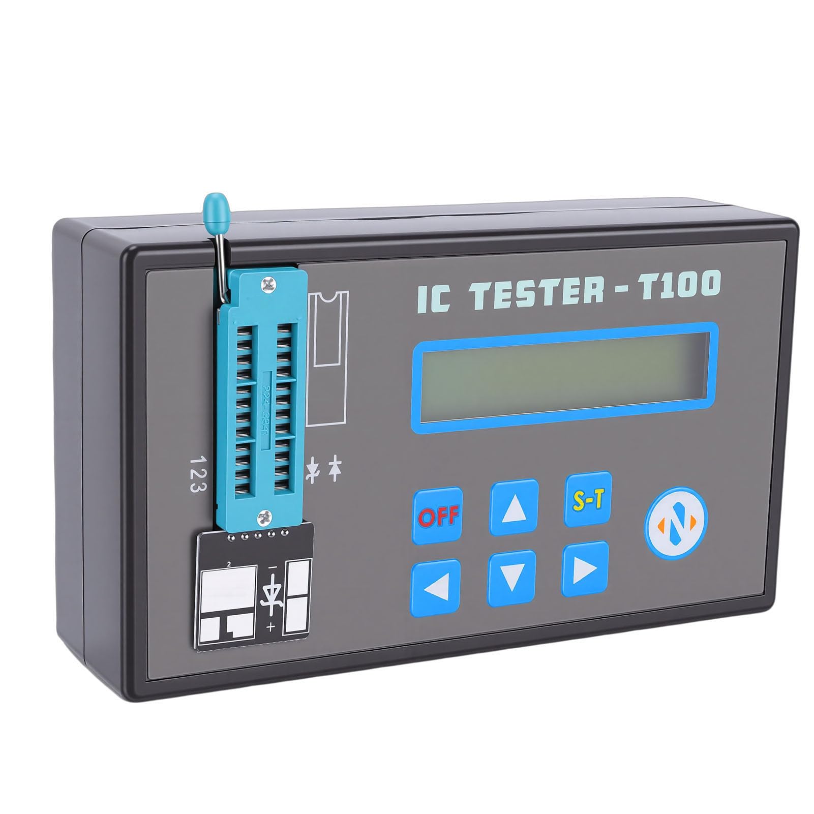LED Ic Tester Transistor Tester Smd Componenti Elettronici Tester Multifunzione Transistor Diodo Triodo Ic Chip Tester per Moduli di Azionamento Manutenzione Componenti