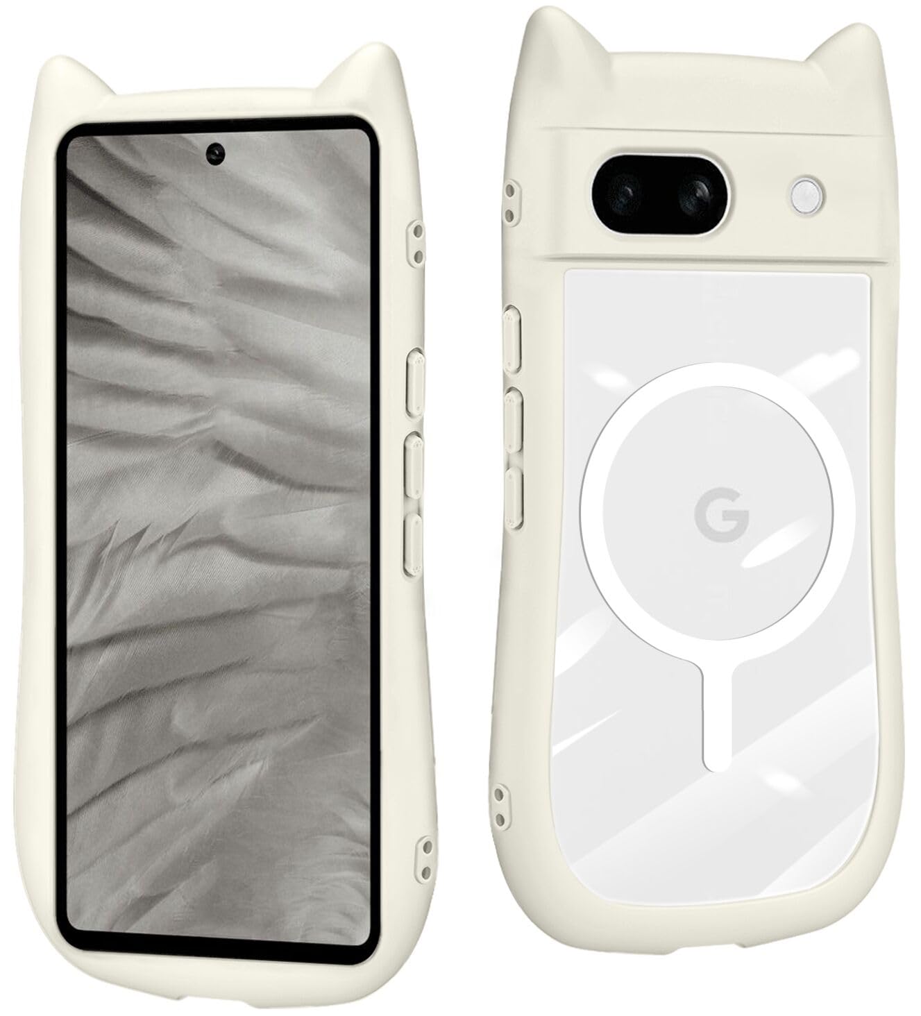 Amazon.co.jp: tuulaasii For Google pixel 7A 用 ケース 猫耳 mimi