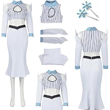 Inoue Orihime Costume Outfit Women White Dress Adult Suit Halloween