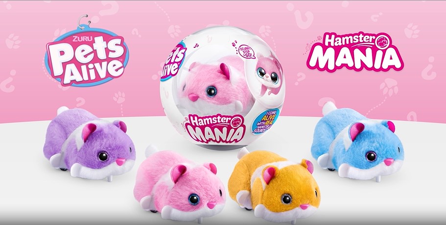 hamustar☆ Amazon.com: Pets Alive Hamstermania (Pink) by ZURU Hamster