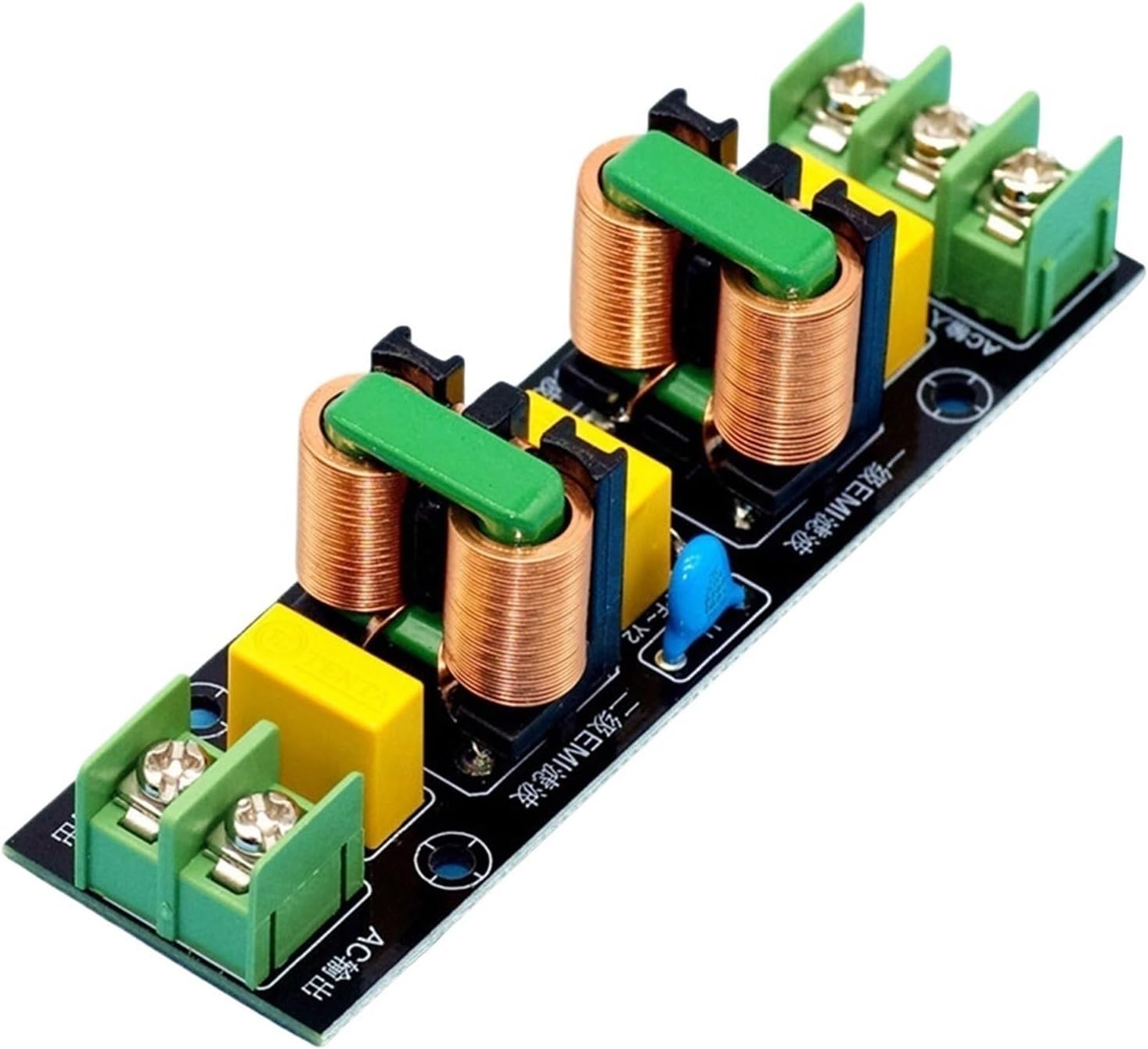2A 4A 10A 18A AC Power Filter High Frequency Module Anti-electromagnetic Interference Filting DC Component(2A)