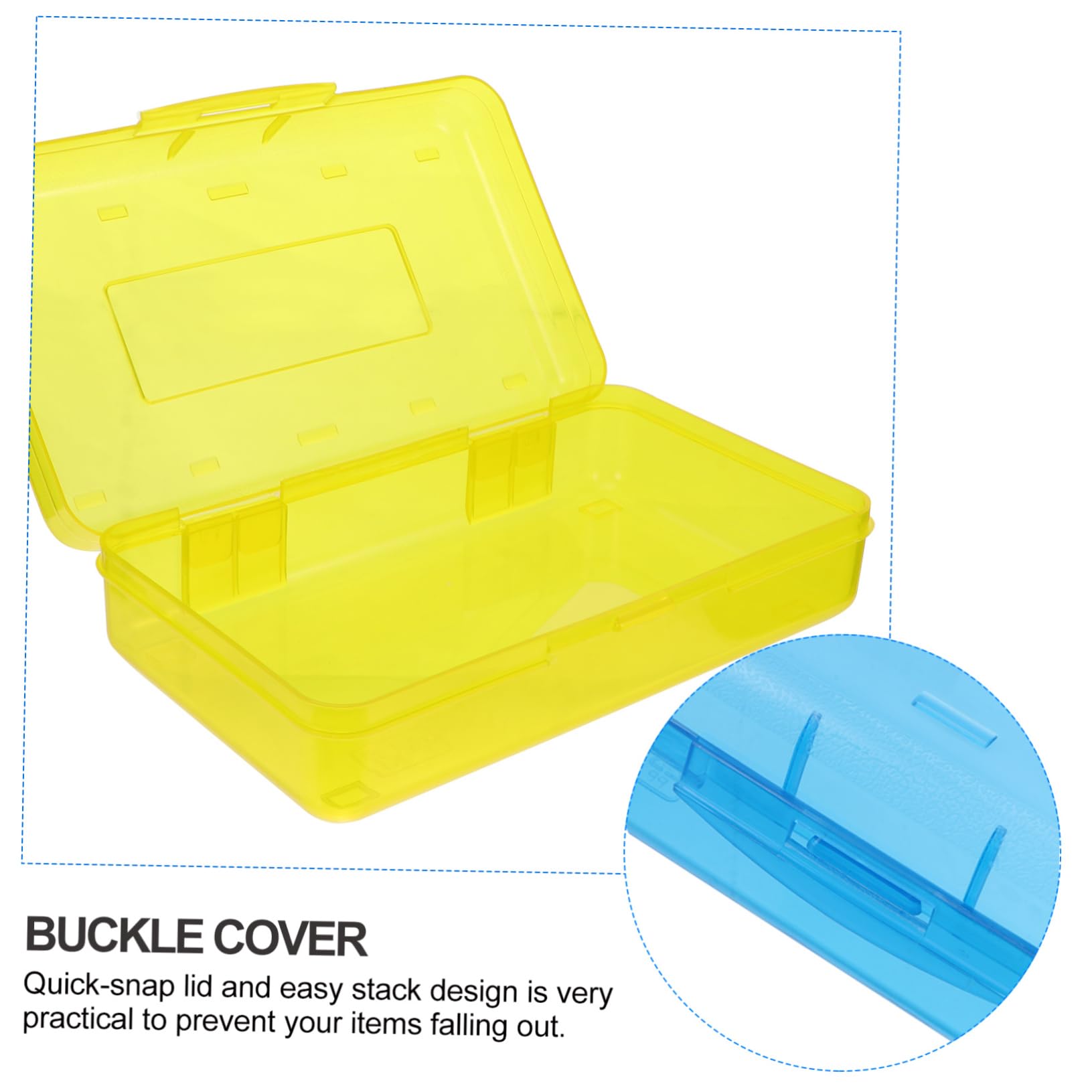 3 Pezzi astuccio matita casse scrivania bacheca portaoggetti astuccii segnapassi stationery box porta cancelleria trasparente Custodia per cancelleria forniture per studenti pp