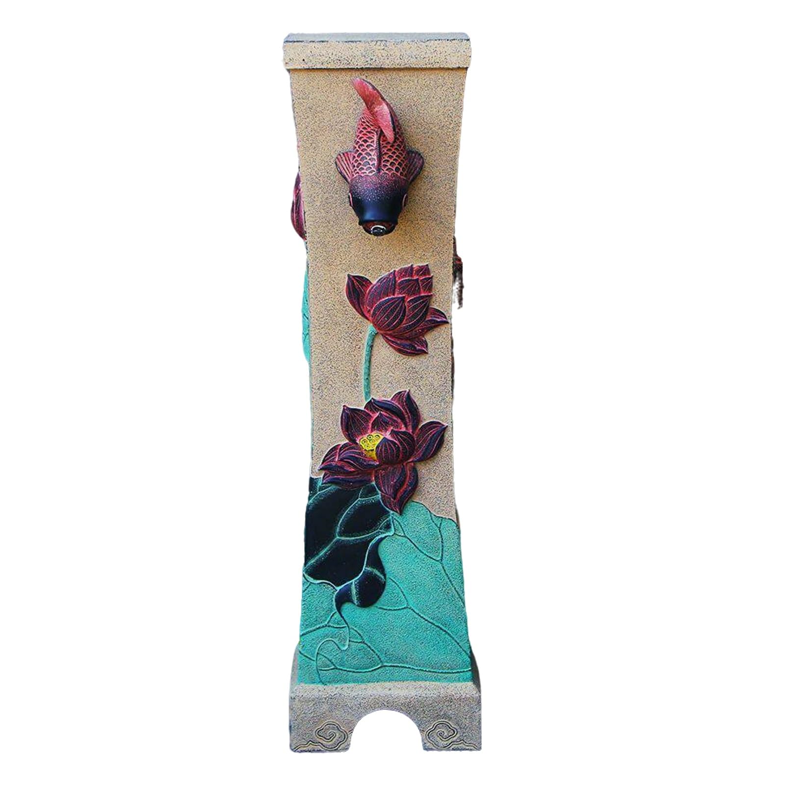 Floor Standing Garden Water Column, 43.3in Outdoor Faucet Water Column, Garden, Courtyard, Backyard, and Farm Irrigation