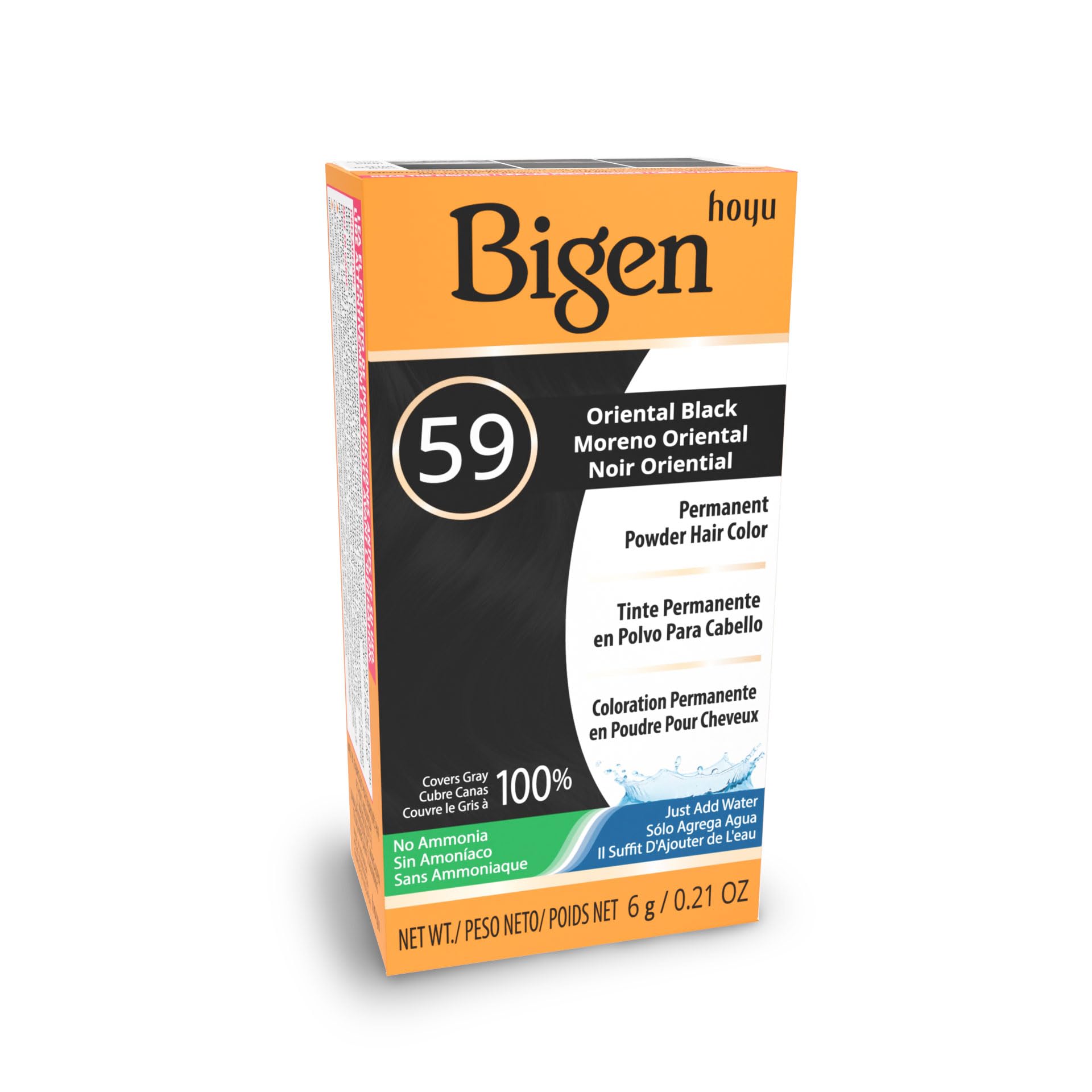 #59 Oriental Black Bigen Permanent Powder - 12 Pack