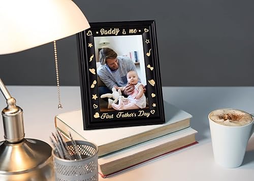 Miniatura 10 de WaaHome Nuestro primer marco de fotos del día de San Valentín, marco de fotos de madera de San Valentín, regalos románticos del día de San Valentín