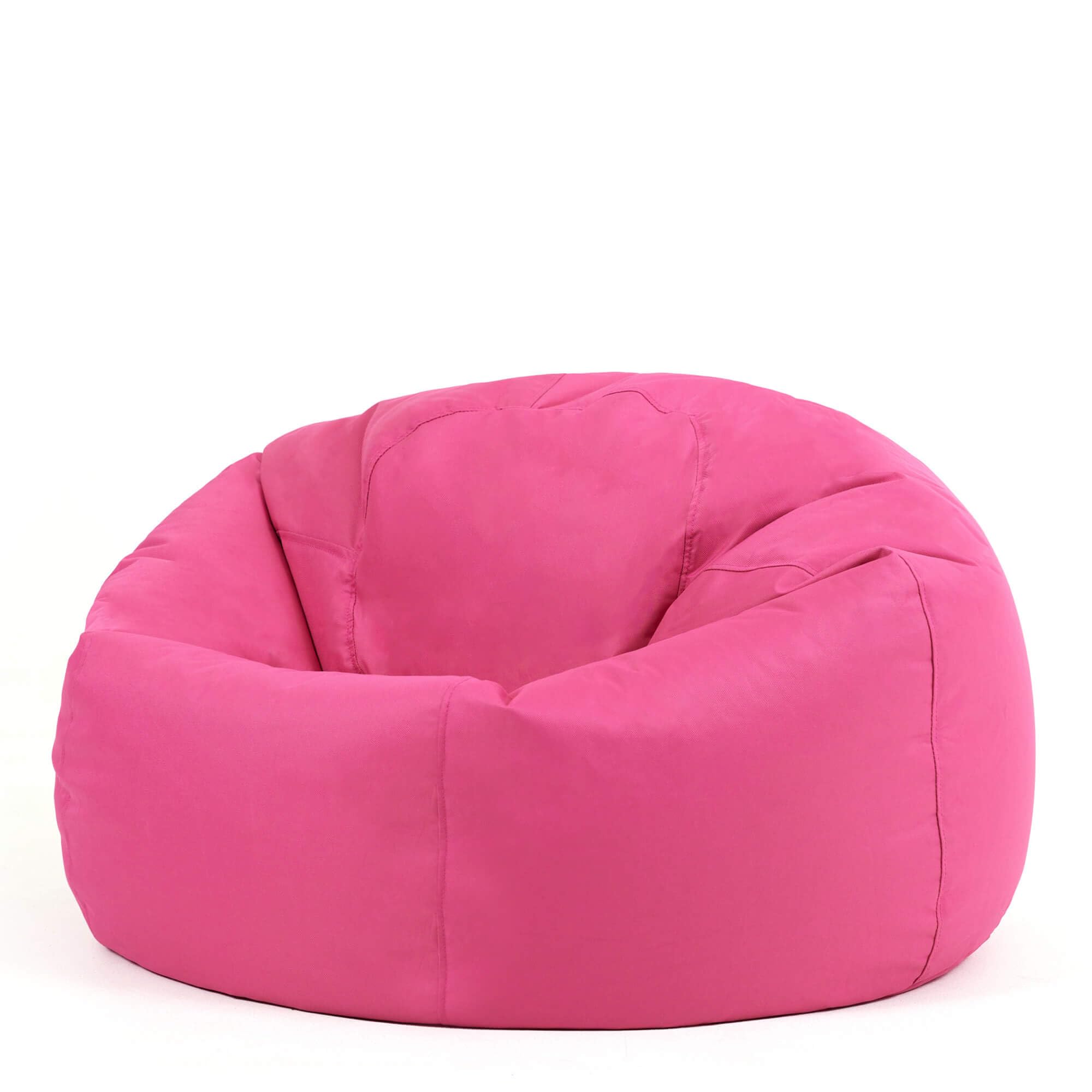 Bean Bag Bazaar Kingston Outdoor Bean Bag with Filling Included, Pink