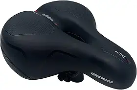 Selim Banco GENESI Largo Grande Confort Com Gel 2 Molas Bike