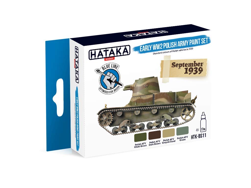 Hataka Hobby HTK-BS11 Early WW2 Polish Army Paint Set