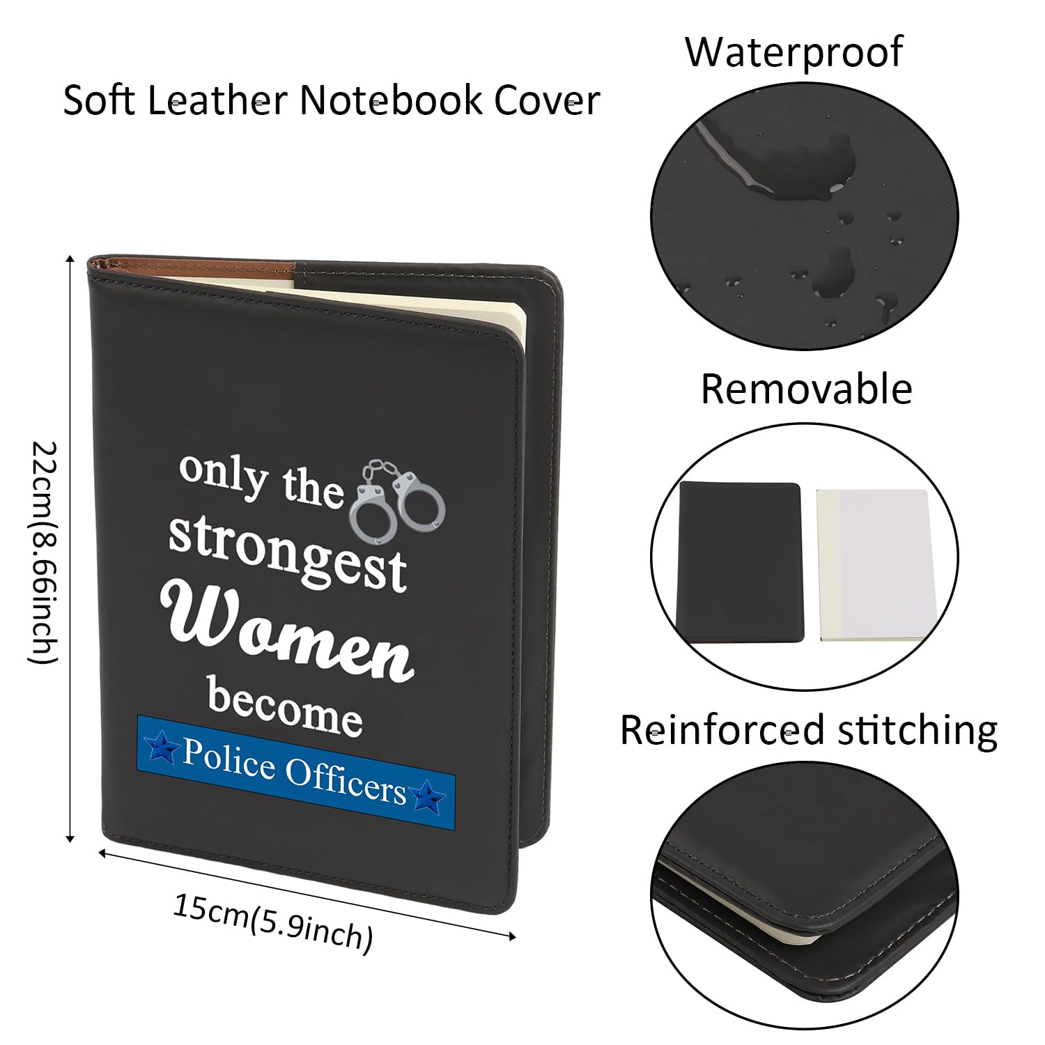Snapklik.com : Gzrlyf Police Journal Female Police Officer Gifts Only ...