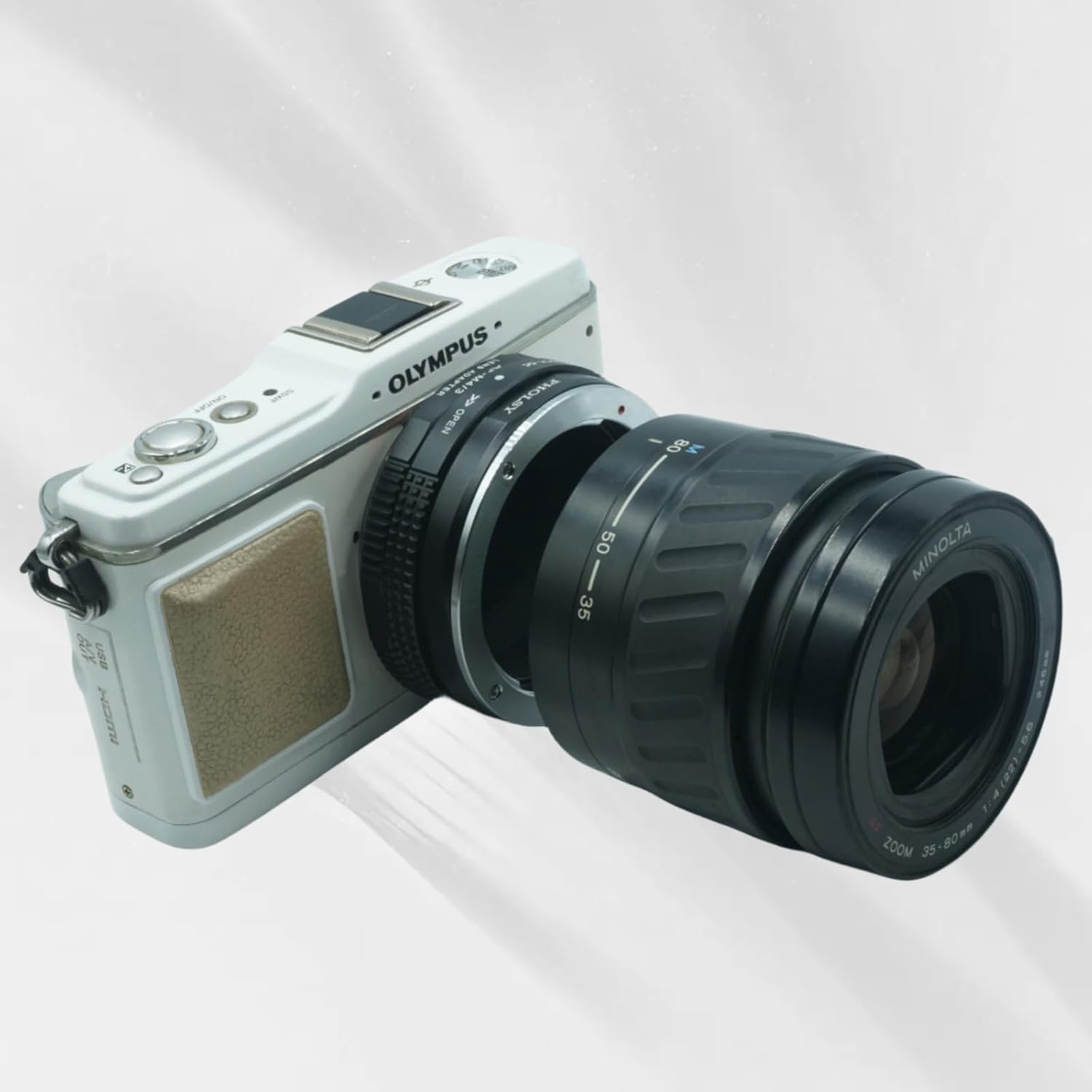 PHOLSY AF to MFT Lens Mount Adapter with Aperture Control Ring Compatible with Sony A Minolta AF Lens to Micro Four Thirds (M4/3 Micro 4/3) Mount Camera Body Compatible with Olympus Panasonic Lumix