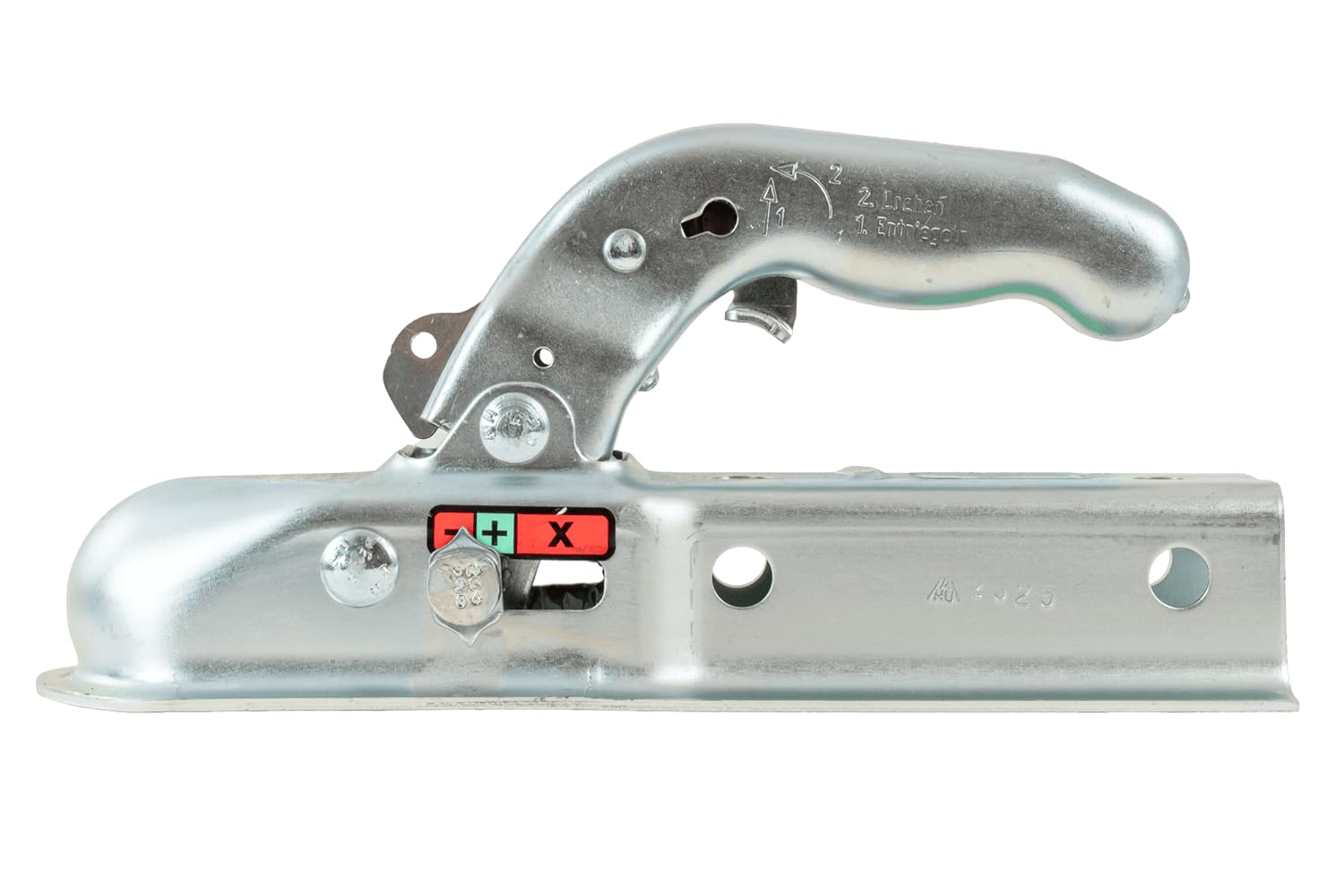 KNOTT gancio a sfera K7.5-G 750 kg timone quadro 45 mm carico verticale 75 kg per traino rimorchio per quadro 45 mm acciaio zincato protezione anticorrosione installazione semplice