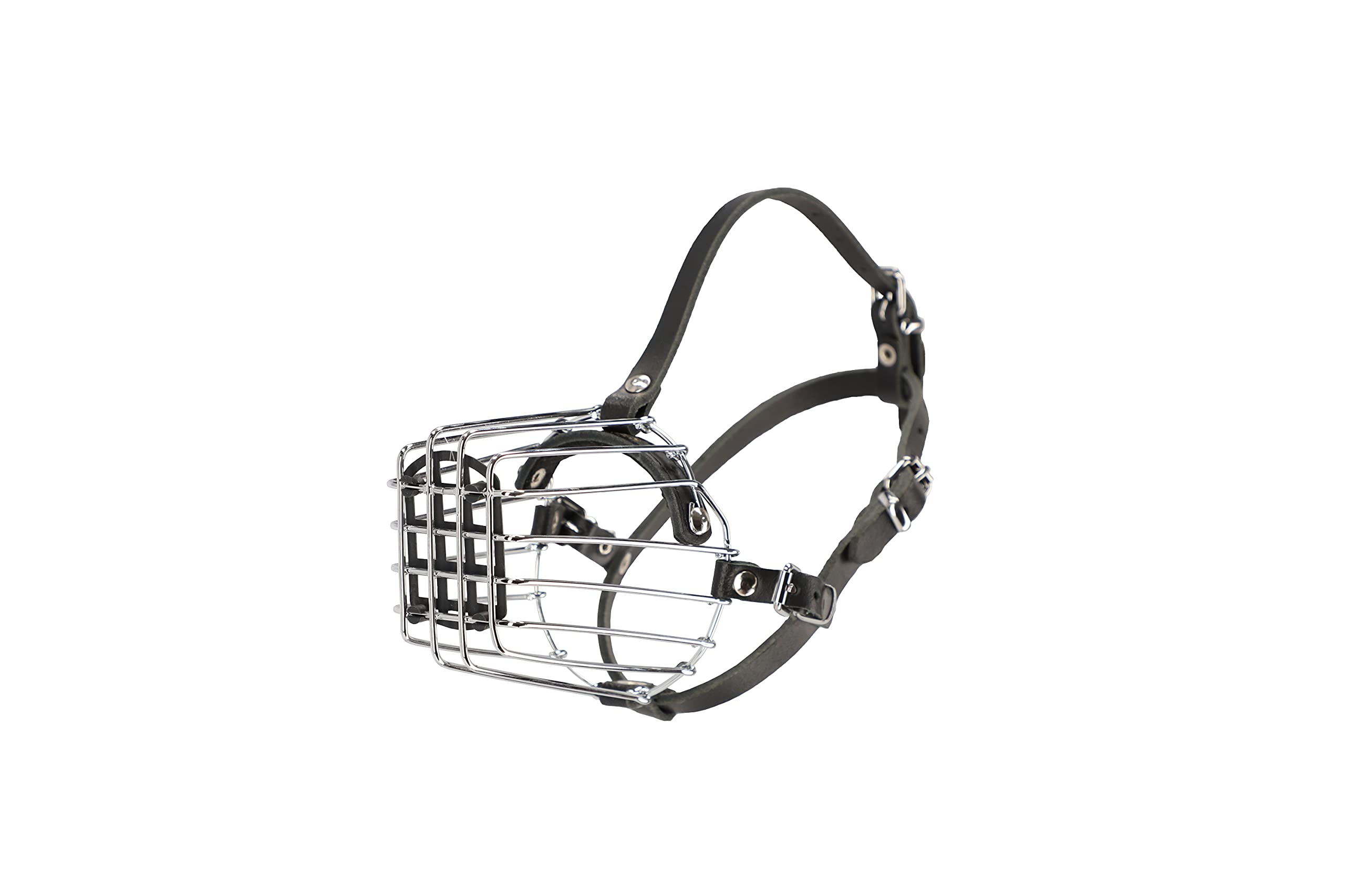 Dingo 14022 - Bozal de Metal para Circuito de Perro Salchicha Grande (23 cm, Longitud de Alambre de Metal de 9 cm)