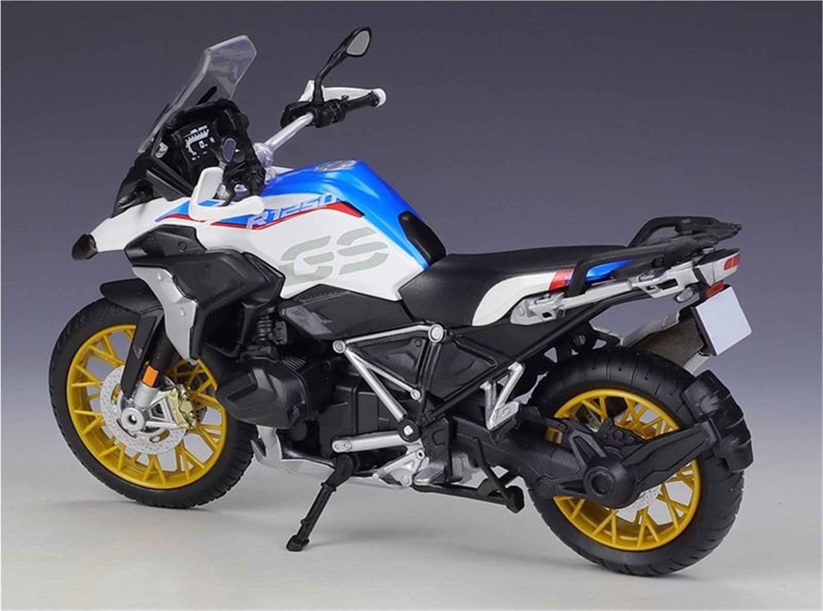 Per R1250Gs Modello Di Motocicletta Per Impieghi Gravosi In Lega Con Base Giocattolo Decorazione Collezione Regali 1:12