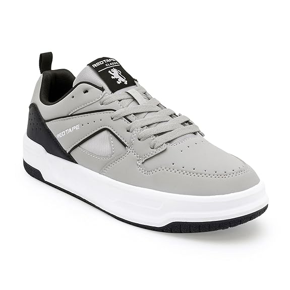 Red Tape Lifestyle Sneakers for Men | Lightweight, Durable Design with Stylish Low-Cut Pattern