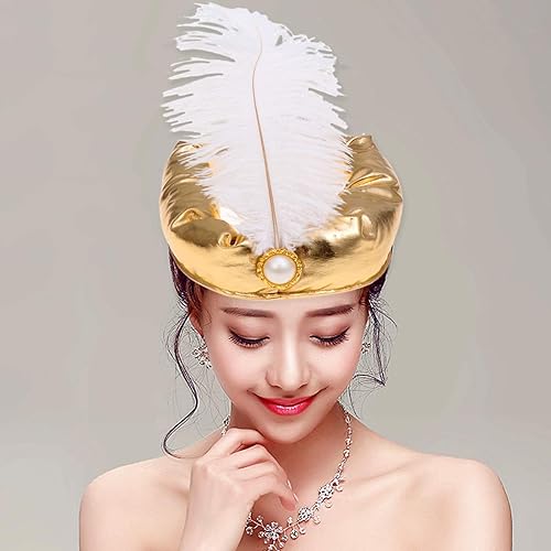 Miniatura 7 de Sombrero de sultán, accesorios de fotografía dorados, decoración de tocado para cosplay, disfraz de sultán, tocado de sultán, corona de rey real,