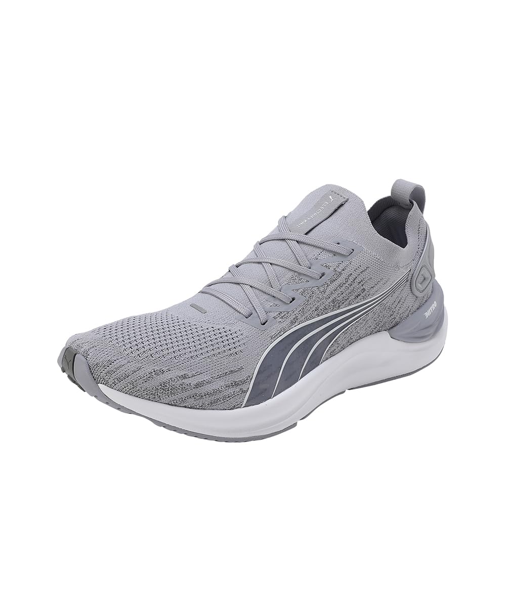 Puma Mens Electrify Nitro™ 3 Knit Gray Fog-White Running Shoe - 6 UK (37908411) (B0CSZ1813D) Amazon Price History, Amazon Price Tracker