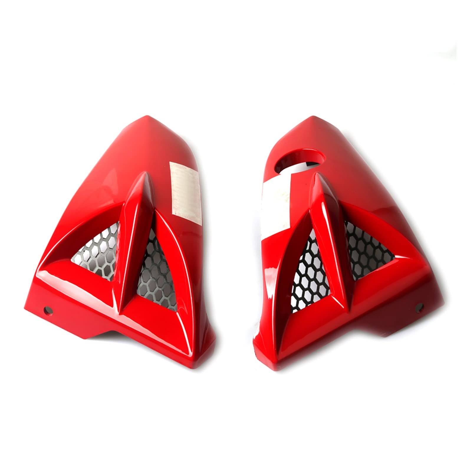 LINYY Motorcycle Air Scoop Tank Shroud Cowling Compatible With YAMAHA YBR125 YBR125G YBR 125 G 125G Cover Protection Side Panel Guard Part (Color : 06 Red)