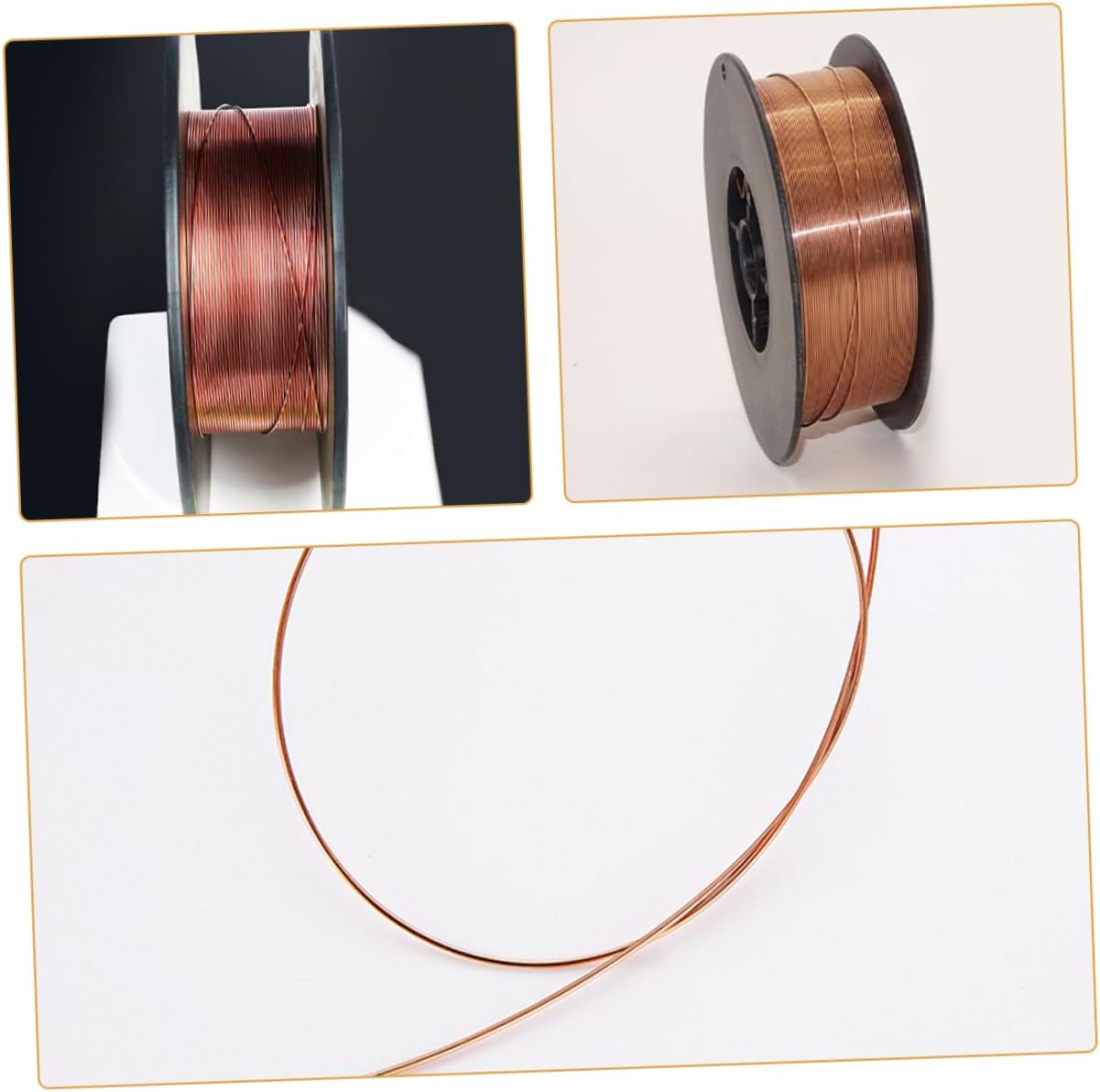 1 Roll Solid Welding Wire Gasless Carbon Steel Welding Wire Non- for Diy and Professional Welders