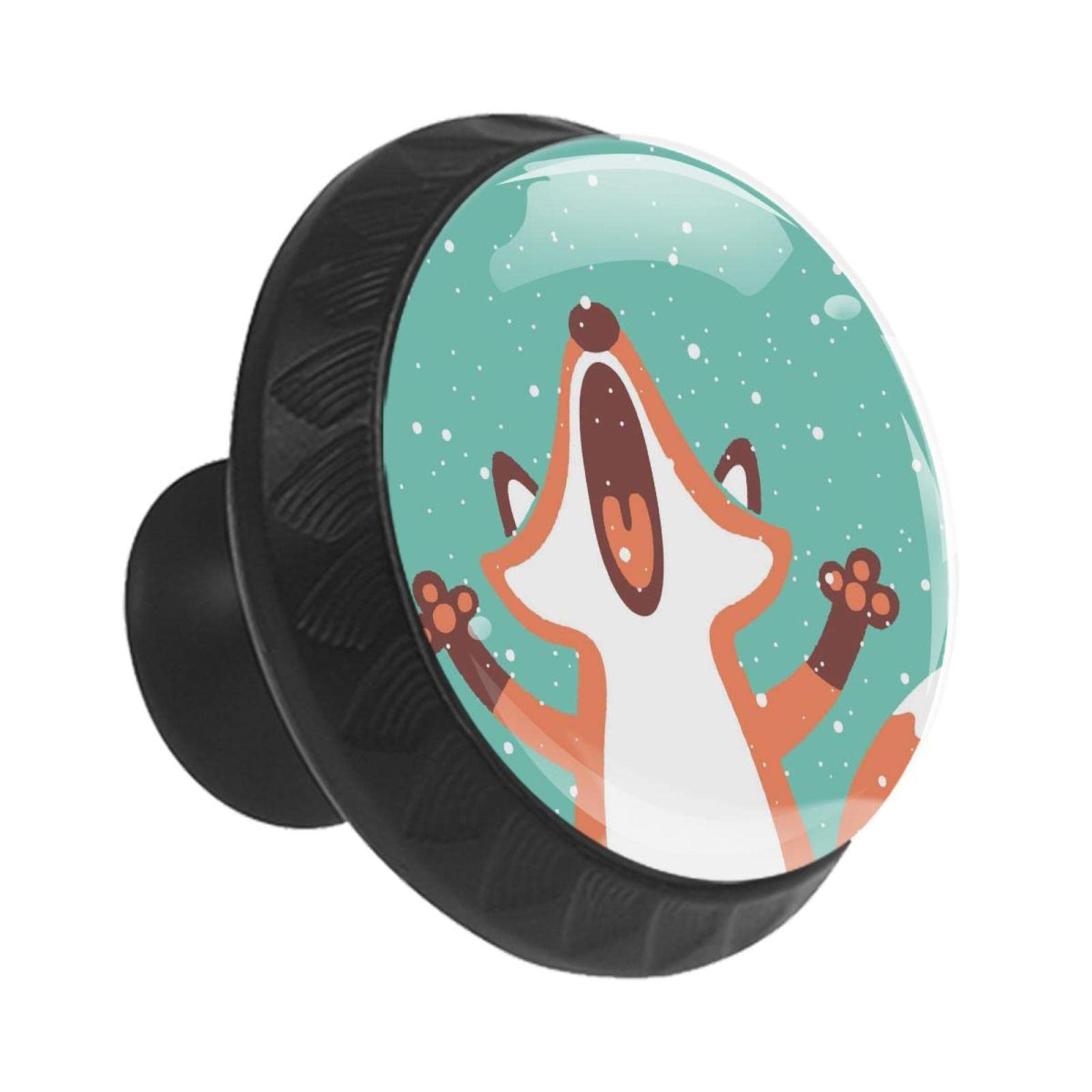 Boutons de tiroir renard dessin animé pour créer un nid douillet bébé
