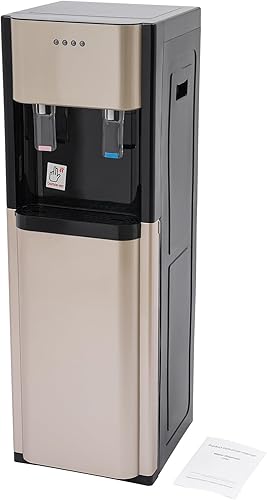 Miniatura 8 de Dispensador de enfriador de agua de carga inferior para botellas de 5 galones, dispensador de agua fría caliente de 110 V 620 W, enfriador de agua