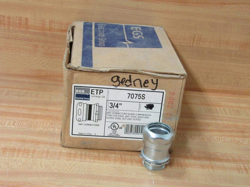 7075S EMT Connectors Size 3/4" (Pack of 15)