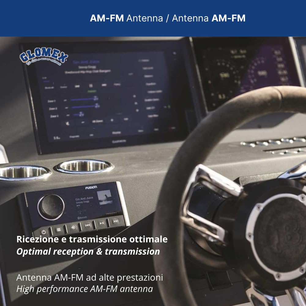 ANTENA AM/FM - 300 MM - GOMA - 3 M - I
