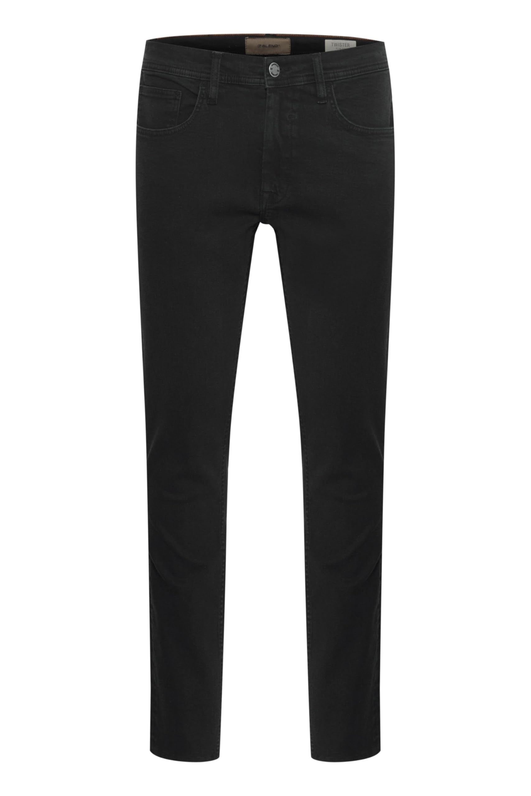 Blend BHTwister Herren Jeans Hose Denim Jeans mit Eingrifftaschen Gürtelschlaufen Label-Details Baumwollmischung Slim fit